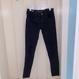 American Eagle Black Skinny Jeans